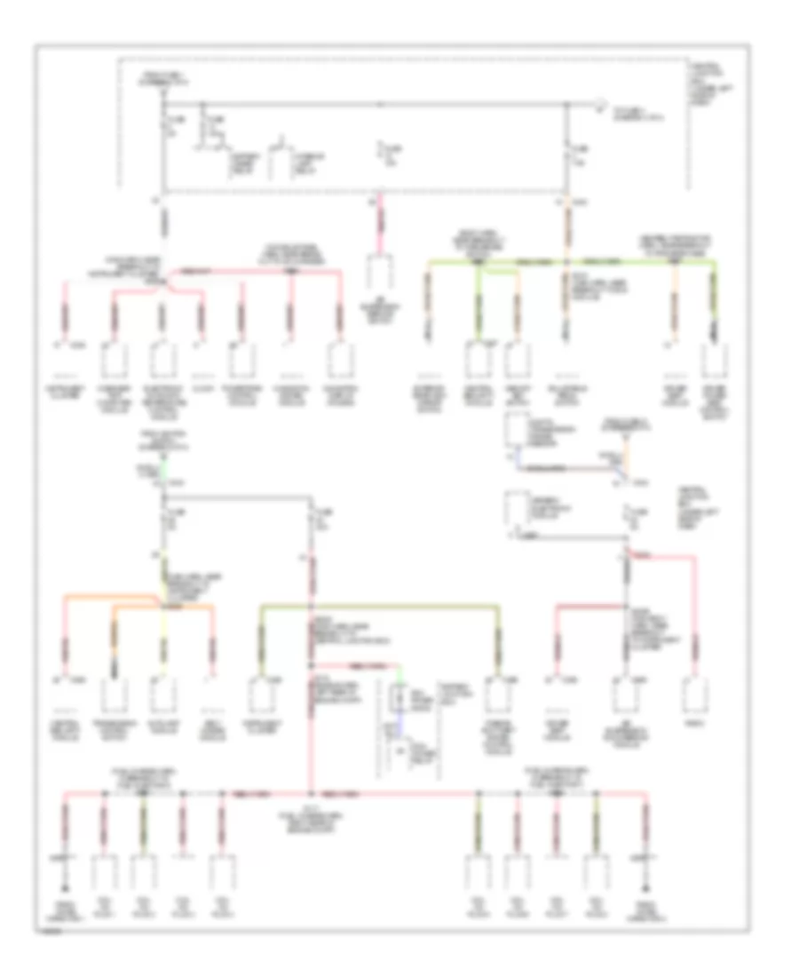 Power Distribution Wiring Diagram 3 of 4 for Ford Expedition 2001