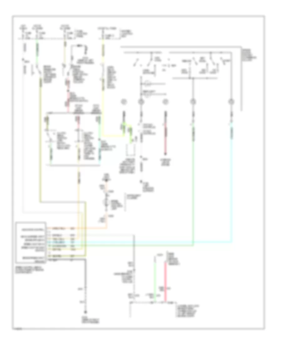Cruise Control Wiring Diagram for Ford Explorer 2001