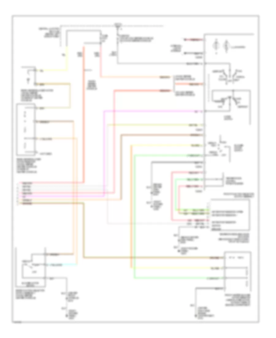 Manual A C Wiring Diagram 2 of 2 for Ford Explorer Sport Trac 2001