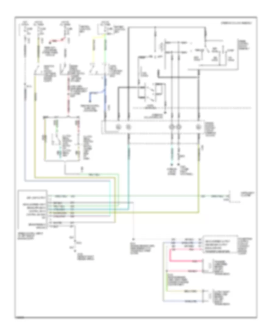 Cruise Control Wiring Diagram for Ford Pickup F350 Super Duty 2001