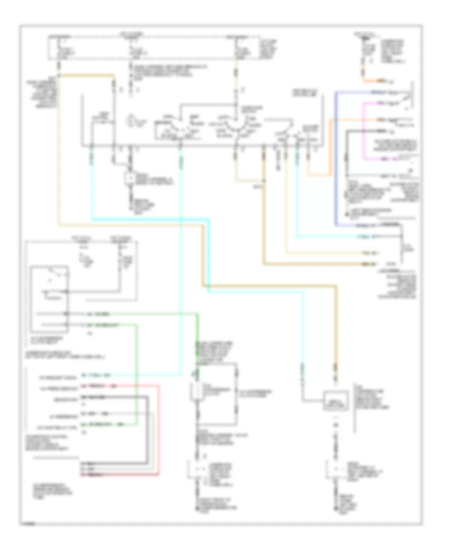 2 2L VIN H Manual A C Wiring Diagram for GMC Sonoma 2003