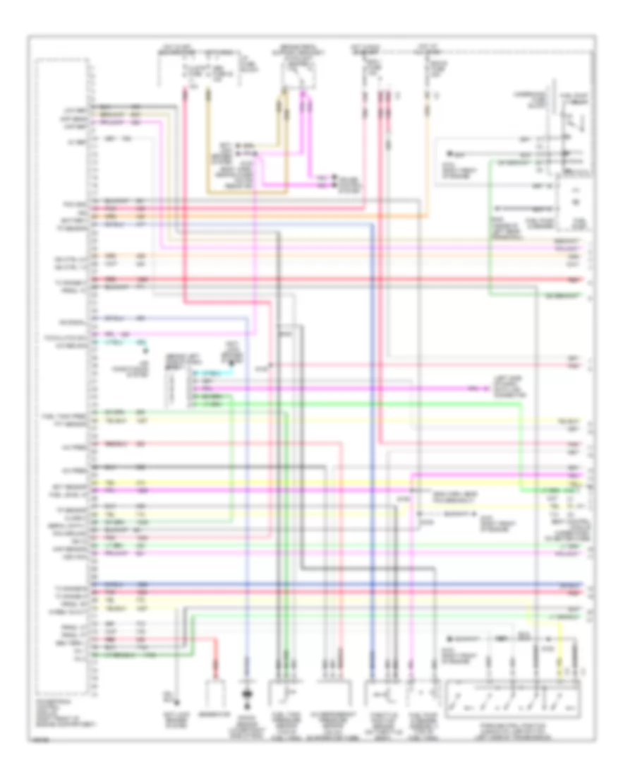 2 2L VIN H Engine Performance Wiring Diagram 1 of 3 for GMC Sonoma 2003