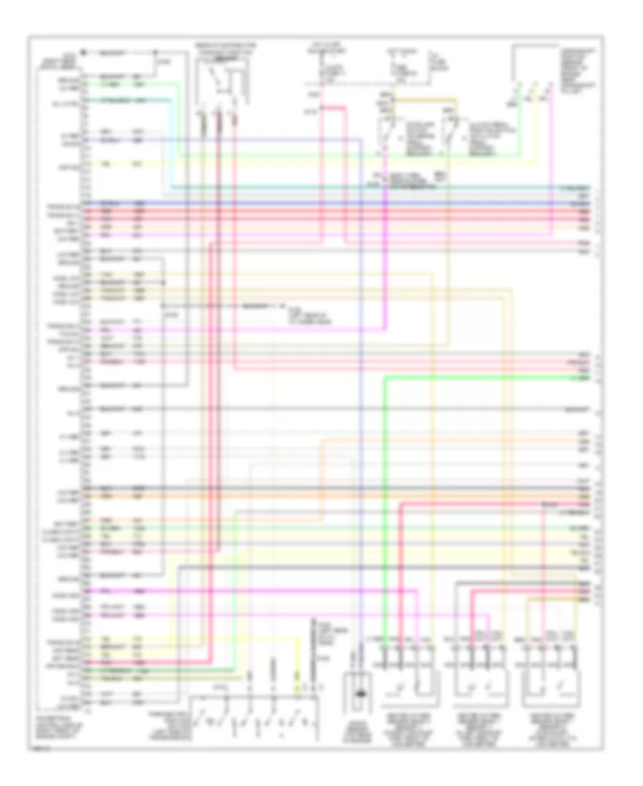 4 3L VIN X Engine Performance Wiring Diagram 1 of 4 for GMC Sonoma 2003