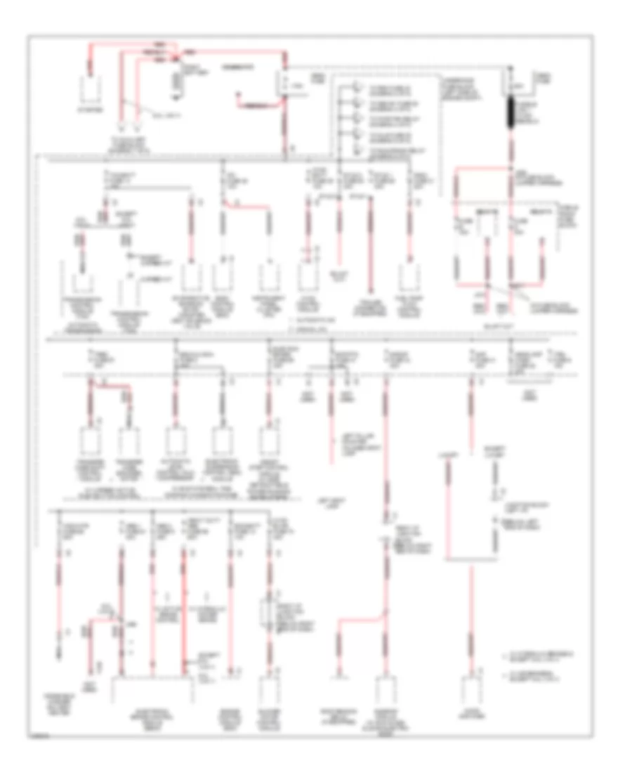 Power Distribution Wiring Diagram 1 of 8 for GMC Yukon XL K2008 2500
