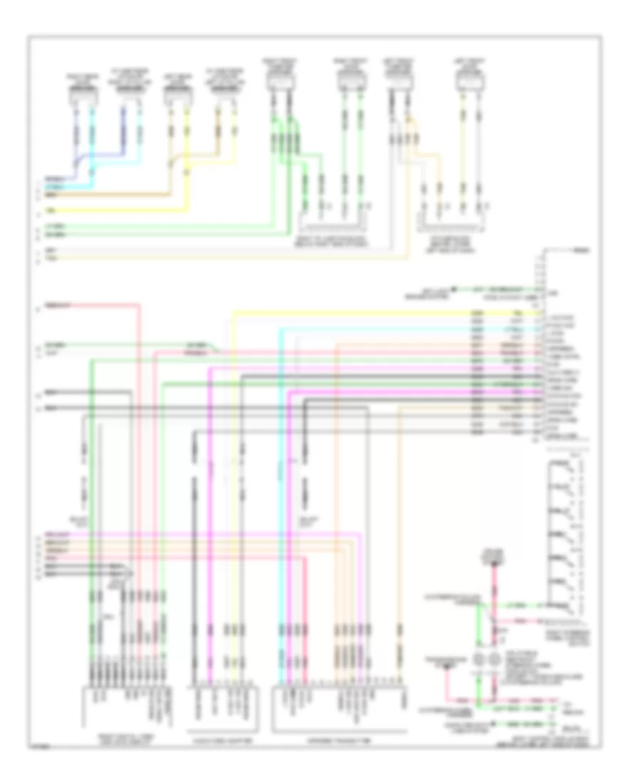 Radio Wiring Diagram with Y91  without UQA  without UQS 3 of 3 for GMC Yukon XL K2008 2500