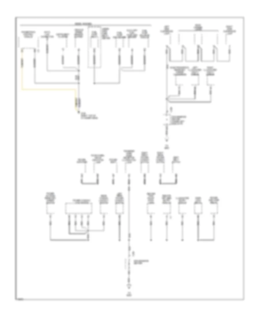 Ground Distribution Wiring Diagram 3 of 4 for GMC Pickup K1996 1500