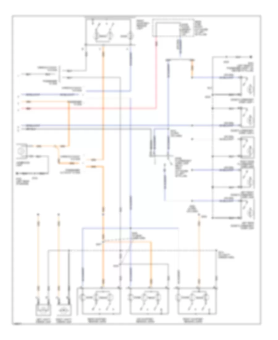 Courtesy Lamps Wiring Diagram without Upfitter Package 2 of 2 for GMC Savana H2004 1500