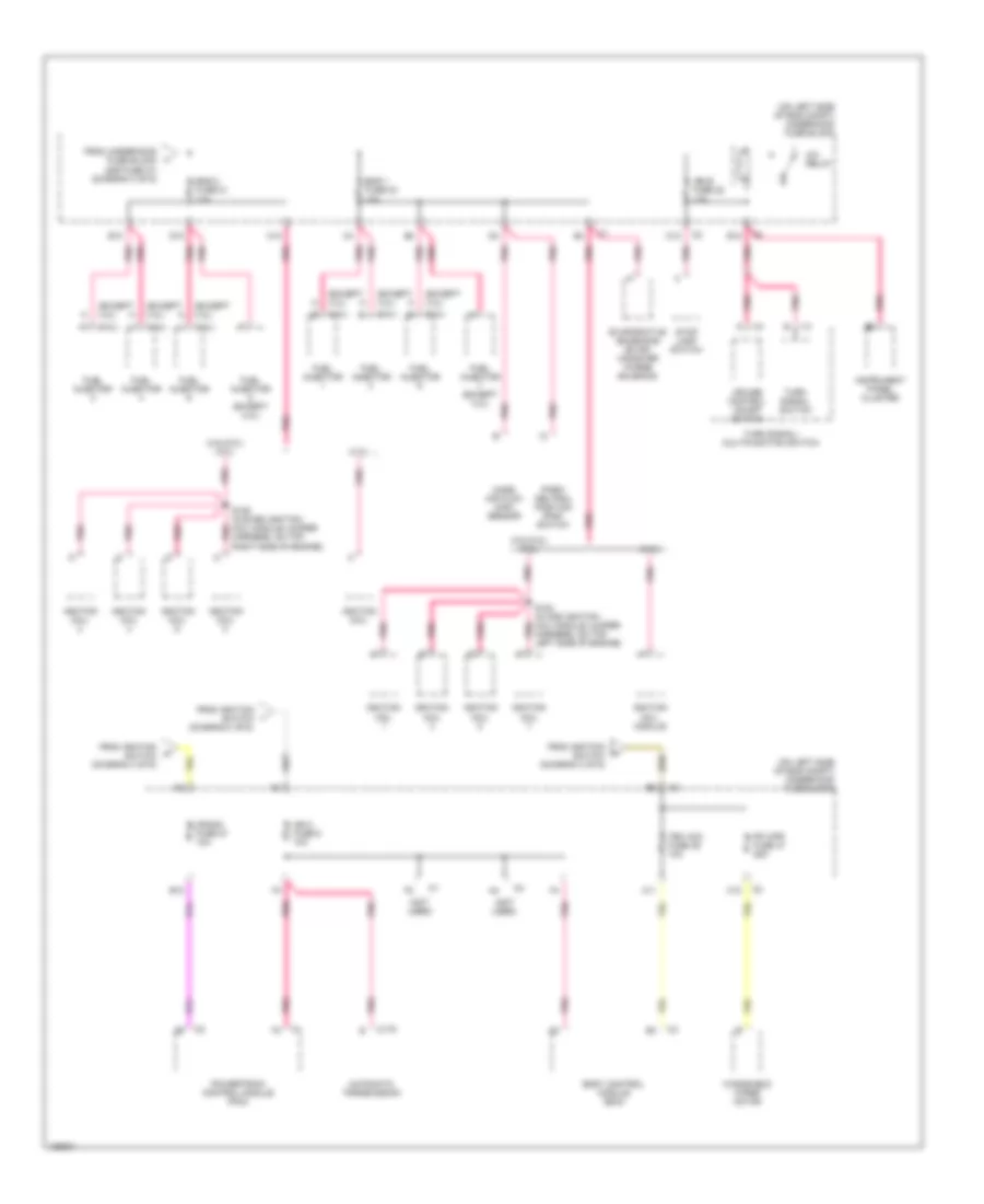 Power Distribution Wiring Diagram 4 of 6 for GMC Savana H2004 1500