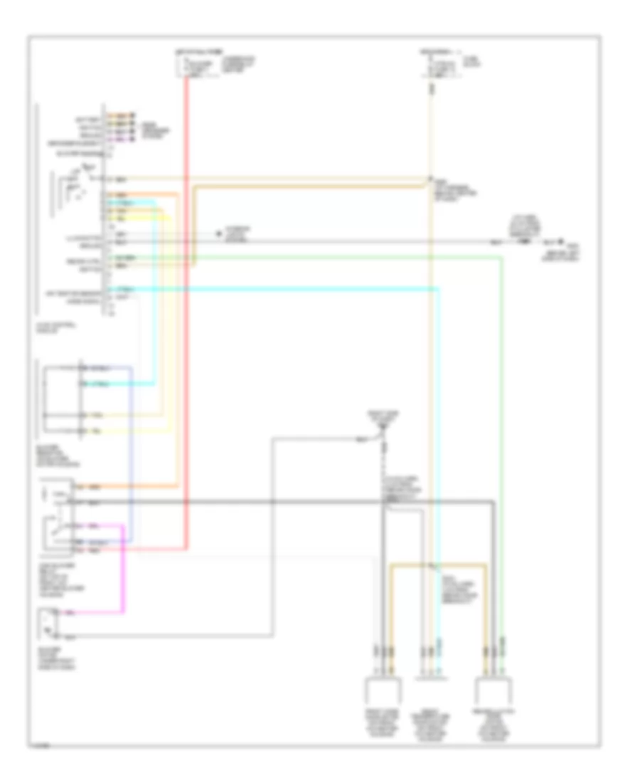 5 7L VIN J Heater Wiring Diagram for GMC Pickup C1999 2500