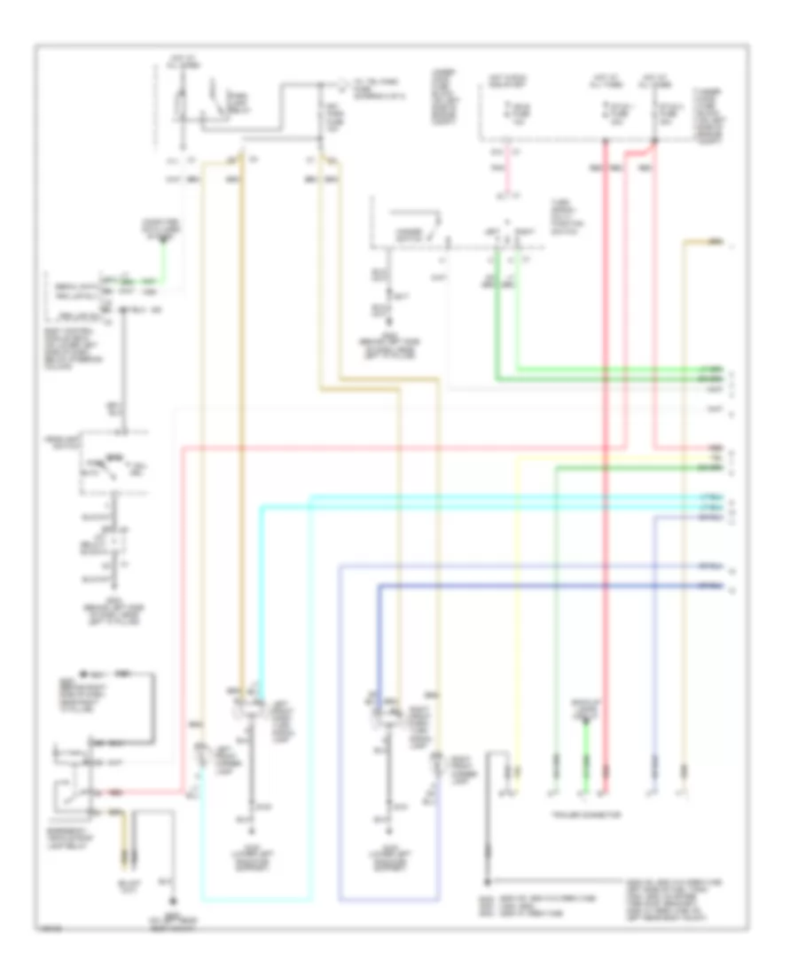 Exterior Lamps Wiring Diagram 1 of 3 for GMC Sierra HD 2004 2500