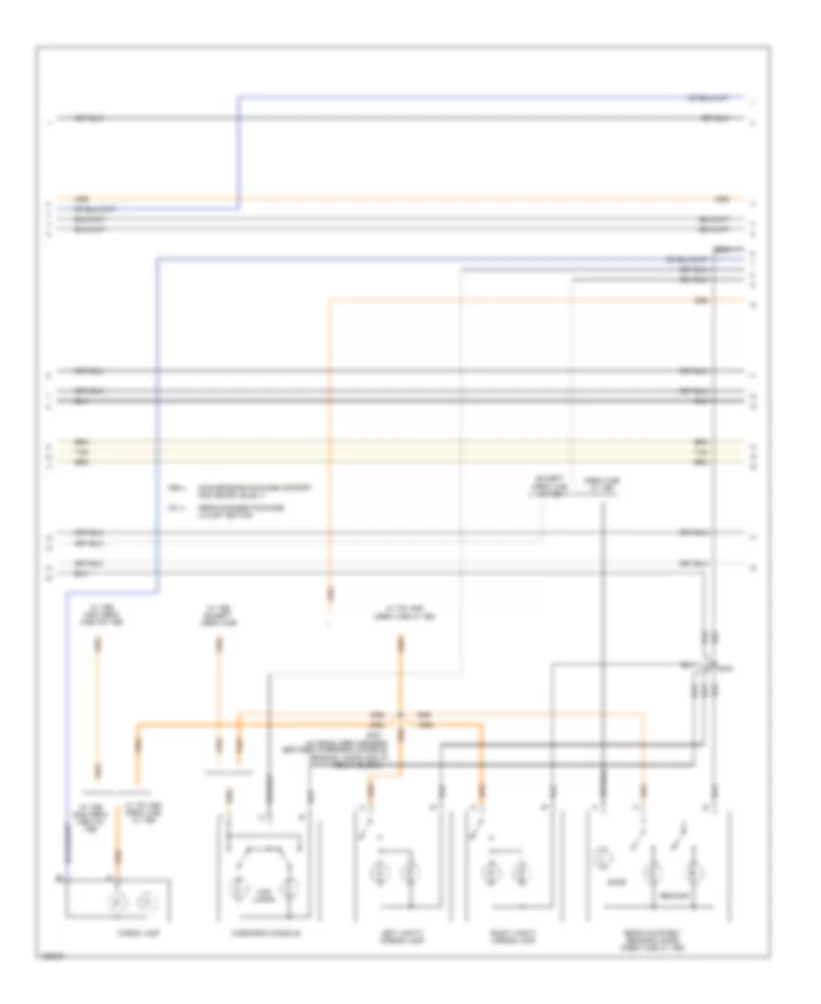 Courtesy Lamps Wiring Diagram 2 of 3 for GMC Sierra HD 2004 2500