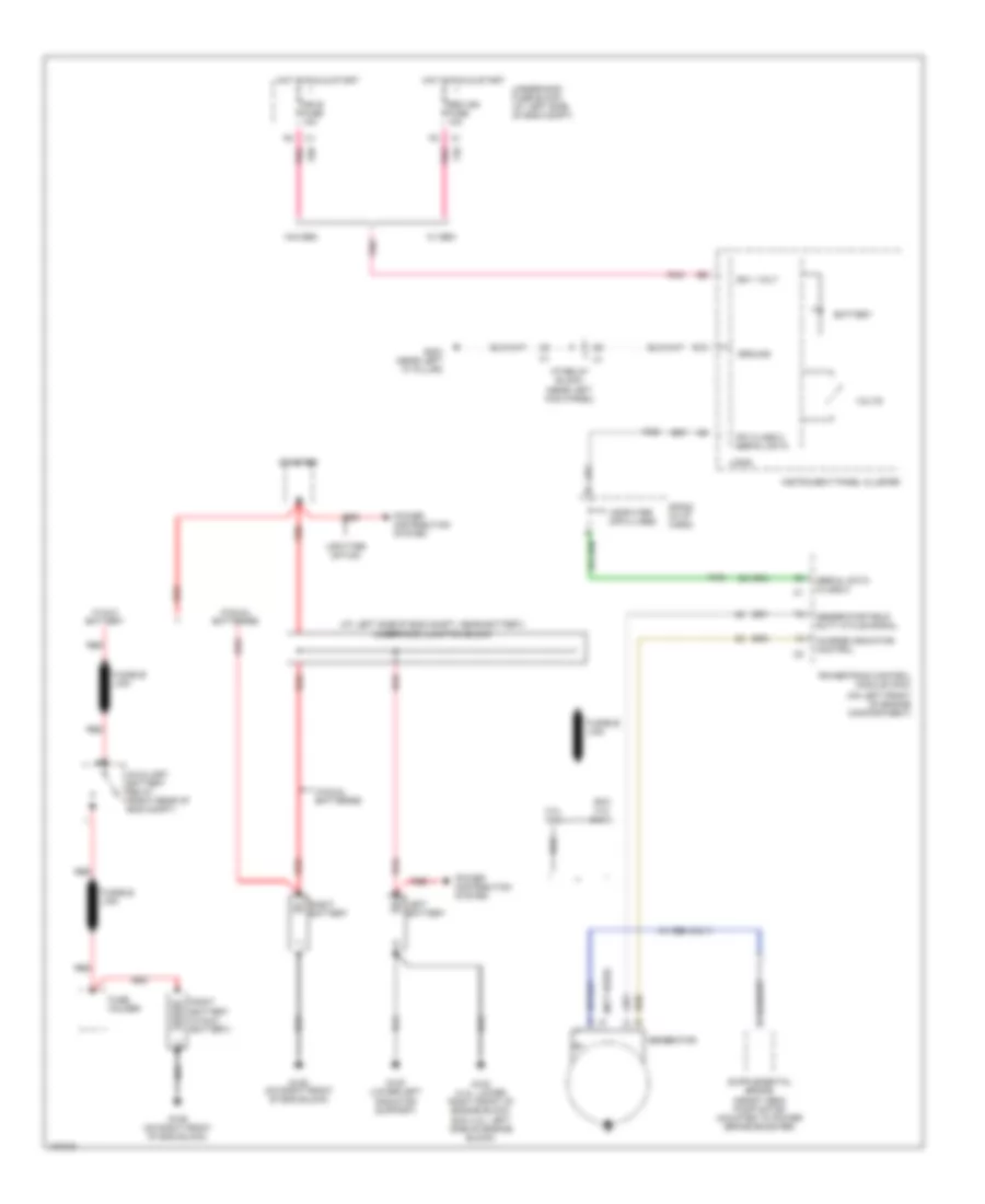 5 3L VIN T Charging Wiring Diagram for GMC Sierra HD 2004 2500