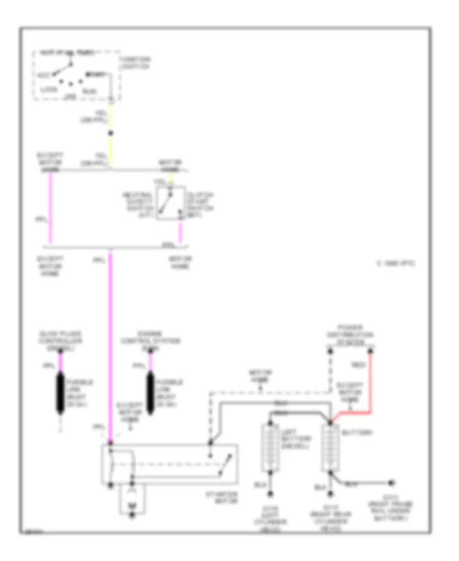 Starting Wiring Diagram for GMC Value Van P1990 3500