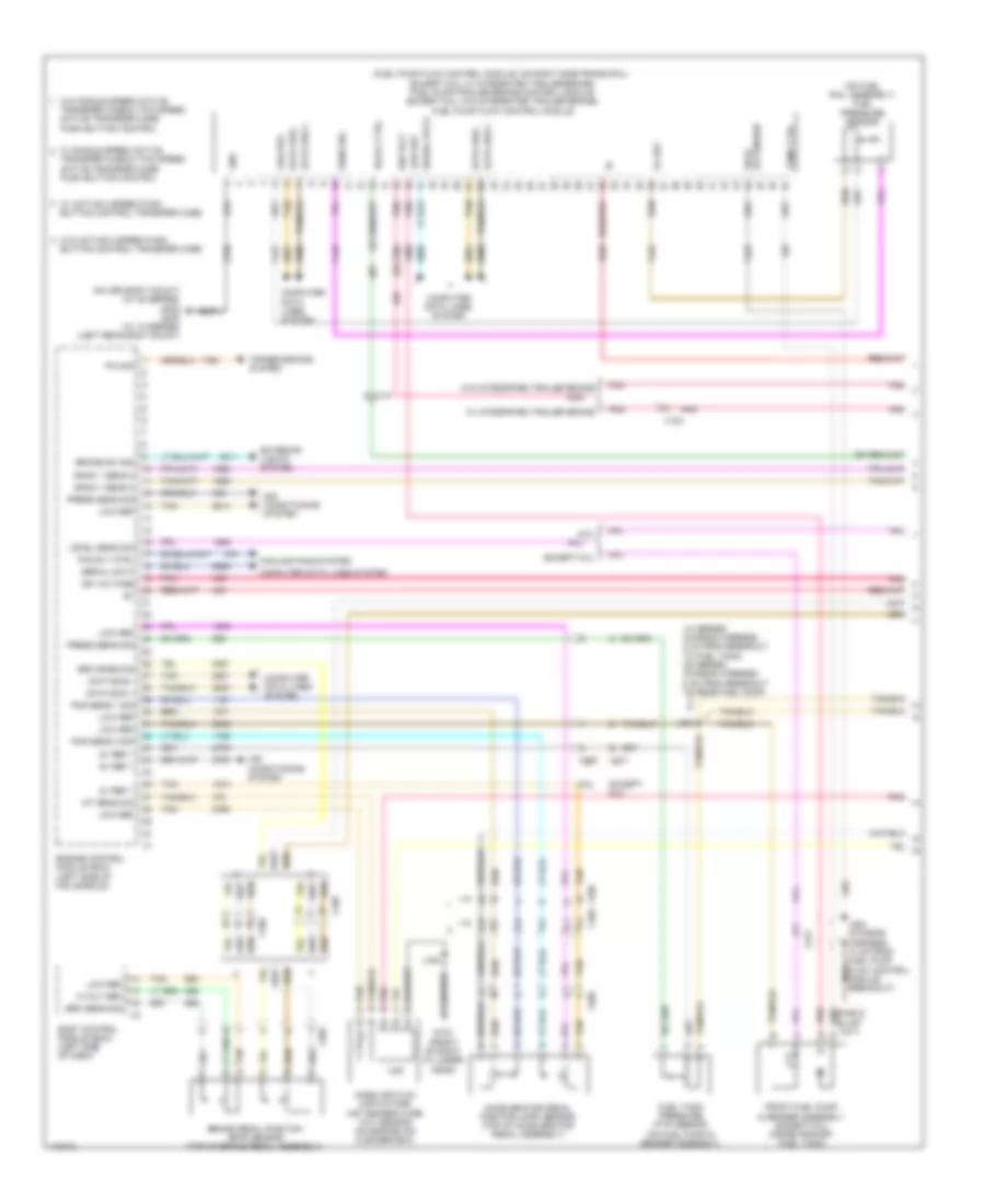 6 2L VIN F Engine Performance Wiring Diagram 1 of 6 for GMC Yukon XL C2013 2500