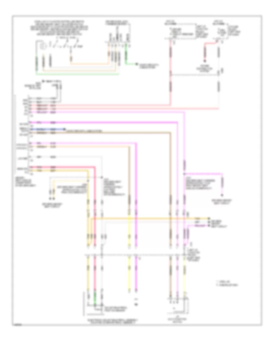 Adjustable Pedal Wiring Diagram for GMC Yukon XL C2013 2500