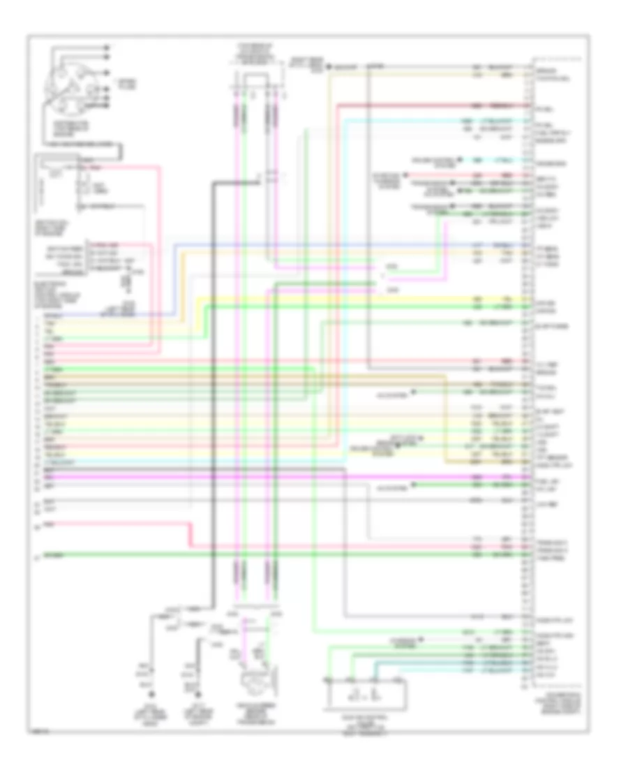 4 3L VIN X Engine Performance Wiring Diagram 4 of 4 for GMC Sonoma 2004