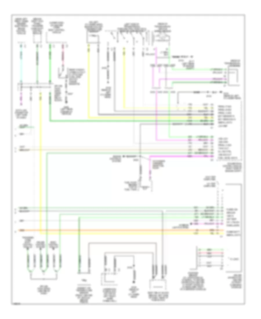 Instrument Cluster Wiring Diagram 2 of 2 for GMC Sonoma 2004