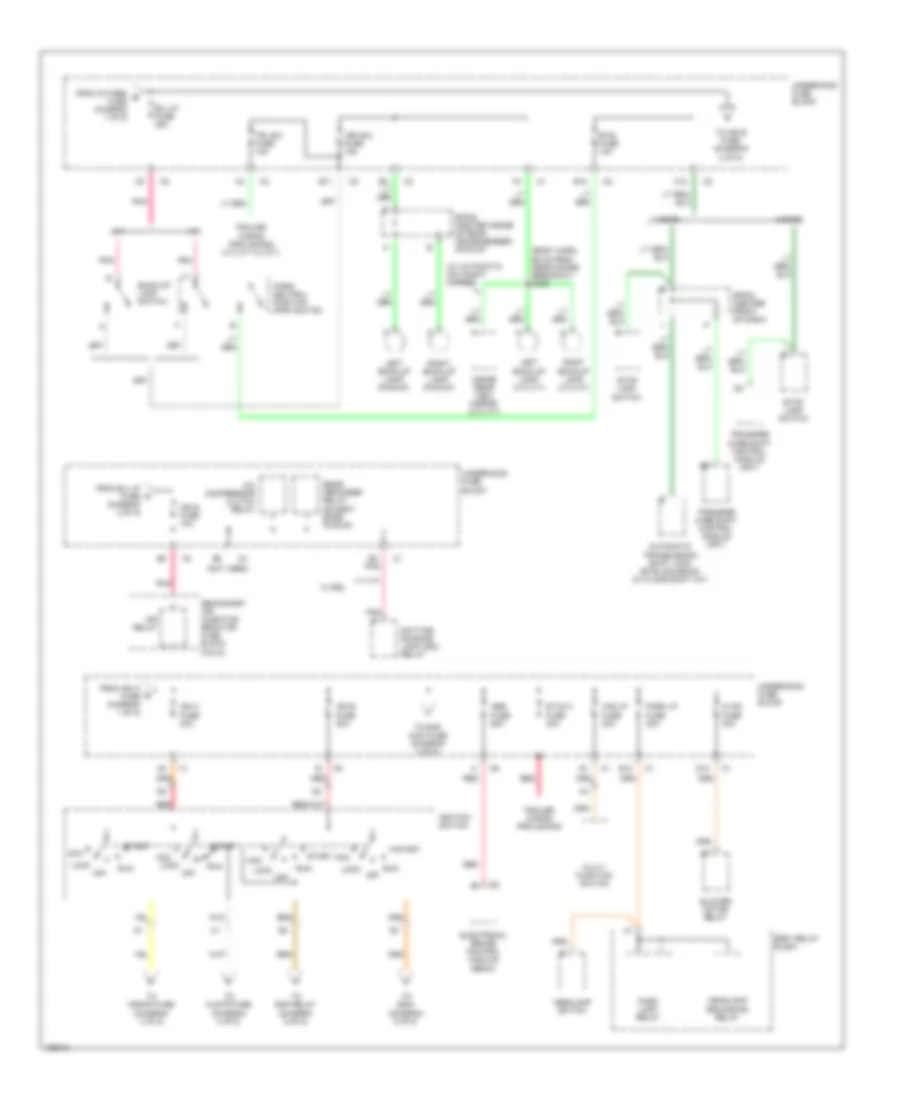 Power Distribution Wiring Diagram 2 of 5 for GMC Sonoma 2004