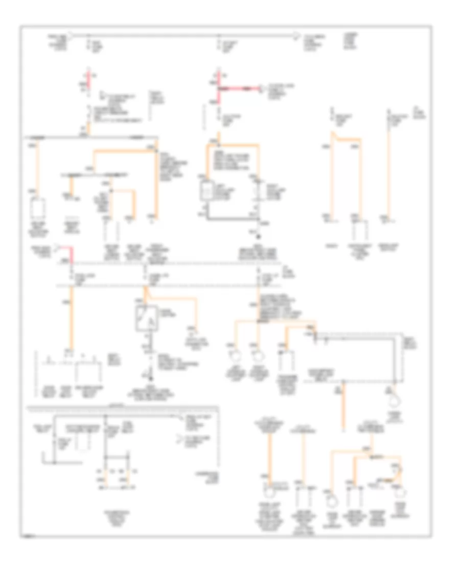 Power Distribution Wiring Diagram 3 of 5 for GMC Sonoma 2004