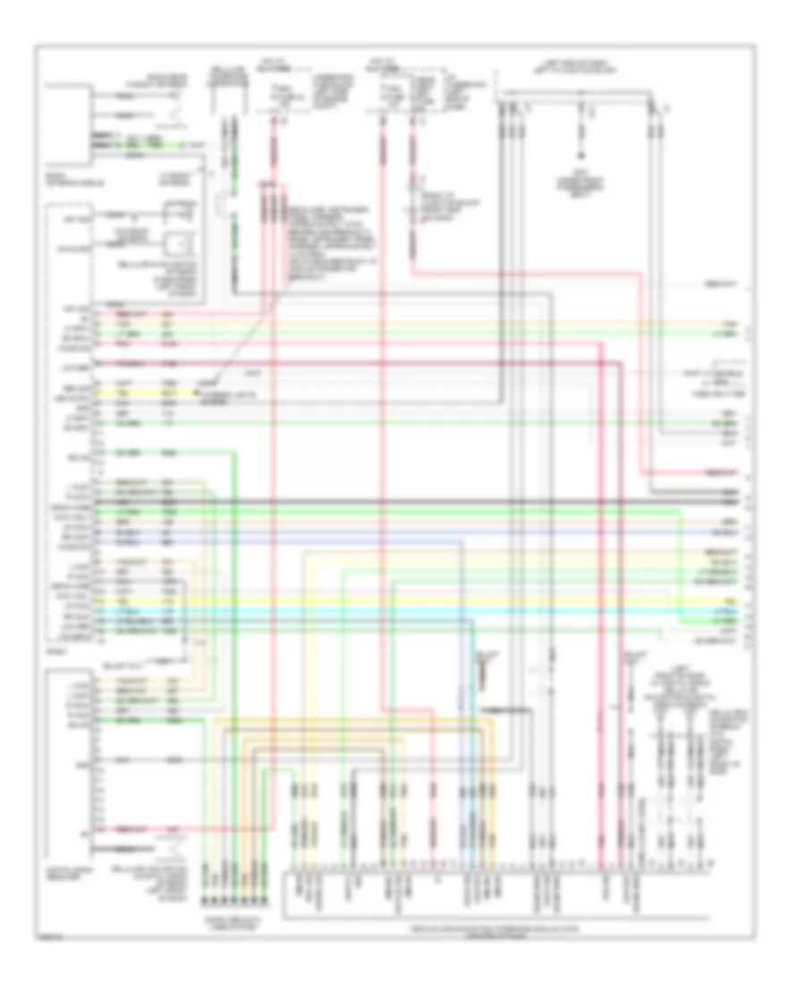 Radio Wiring Diagram with Y91  without UQA  without UQS 1 of 3 for GMC Yukon XL C2009 2500