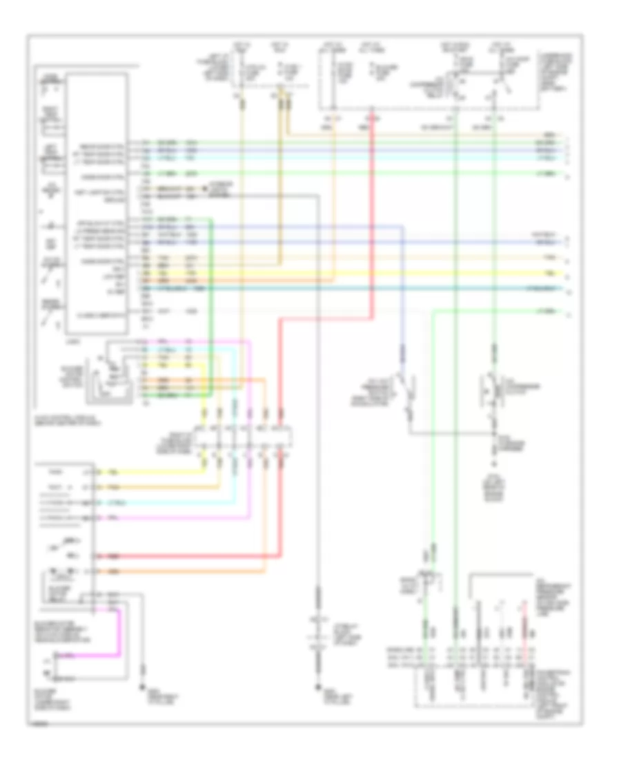 Manual A C Wiring Diagram Front A C 1 of 2 for GMC Yukon XL K2004 2500