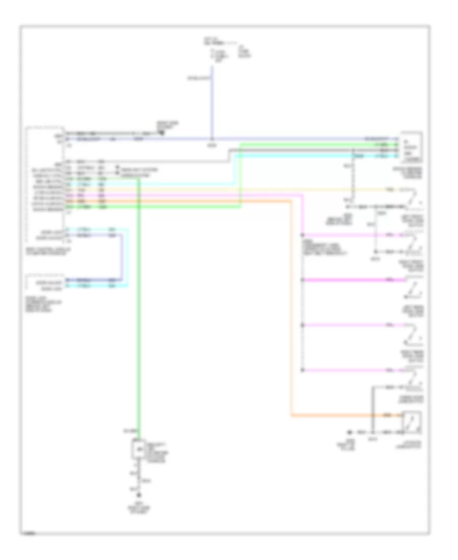 Forced Entry Wiring Diagram for GMC Cab  Chassis K2000 2500