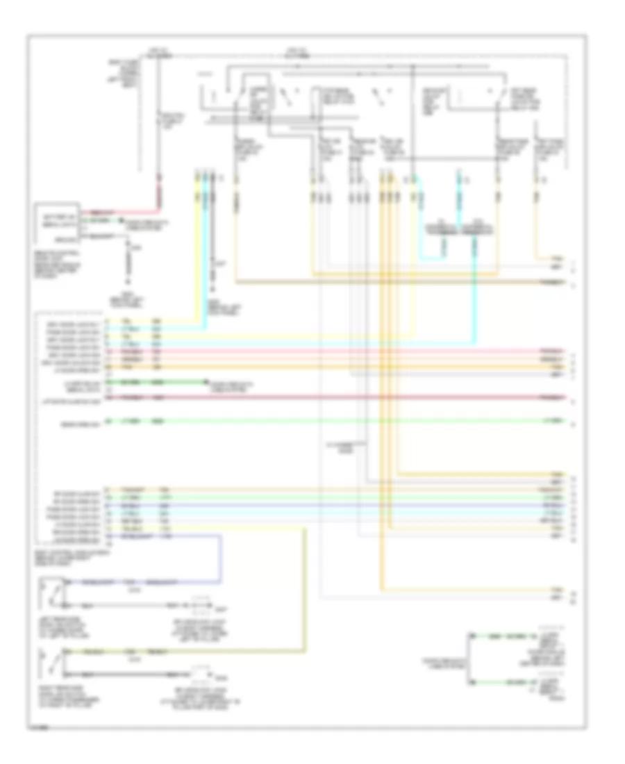 Forced Entry Wiring Diagram 1 of 2 for GMC Cutaway G2012 3500
