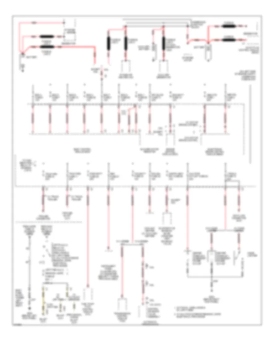 Power Distribution Wiring Diagram 1 of 5 for GMC Cutaway G2012 3500