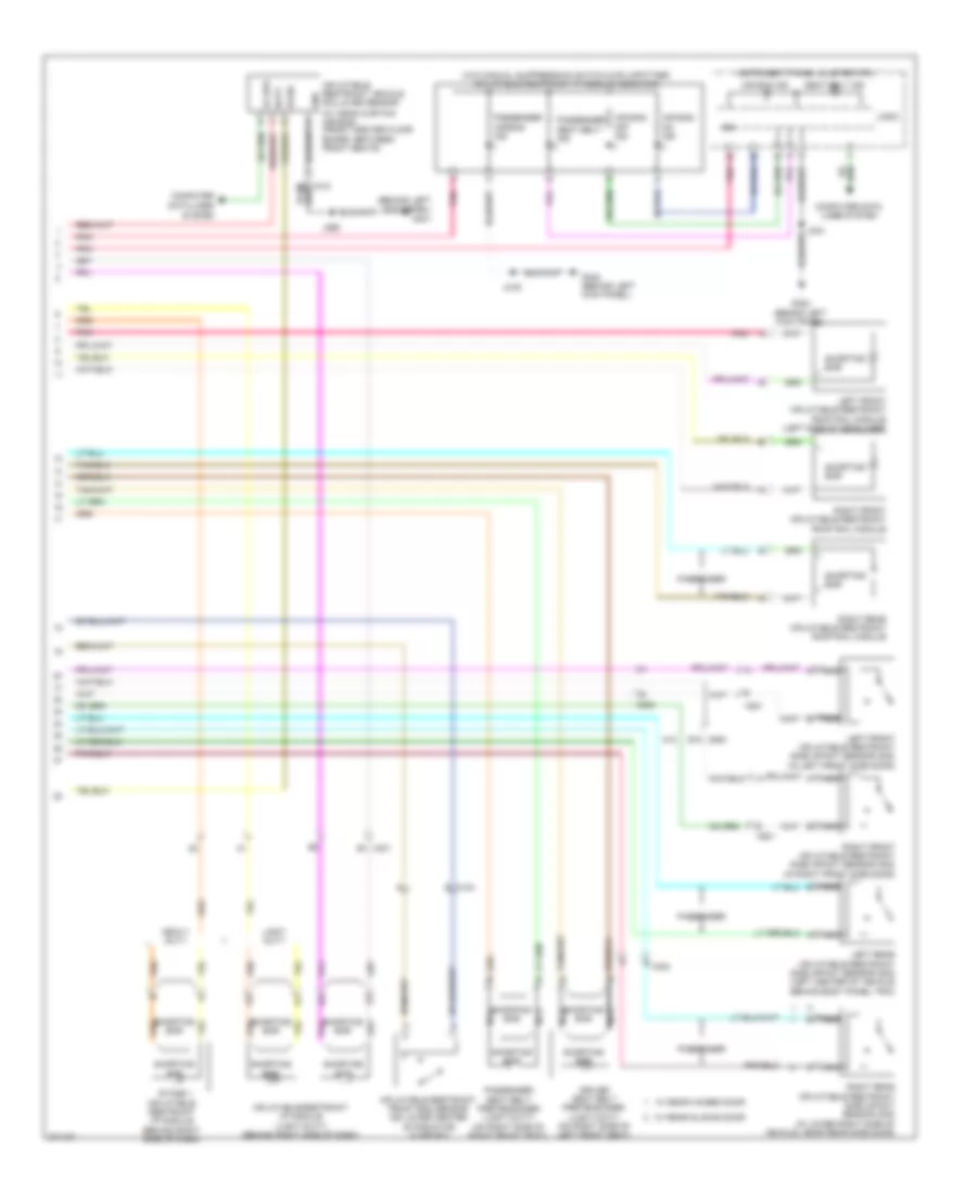 Supplemental Restraints Wiring Diagram 2 of 2 for GMC Cutaway G2012 3500