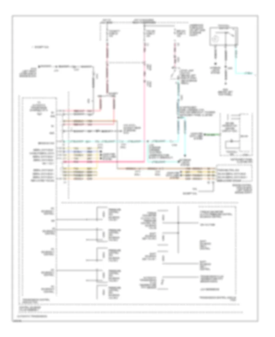 Transmission Wiring Diagram 1 of 2 for GMC Cutaway G2012 3500