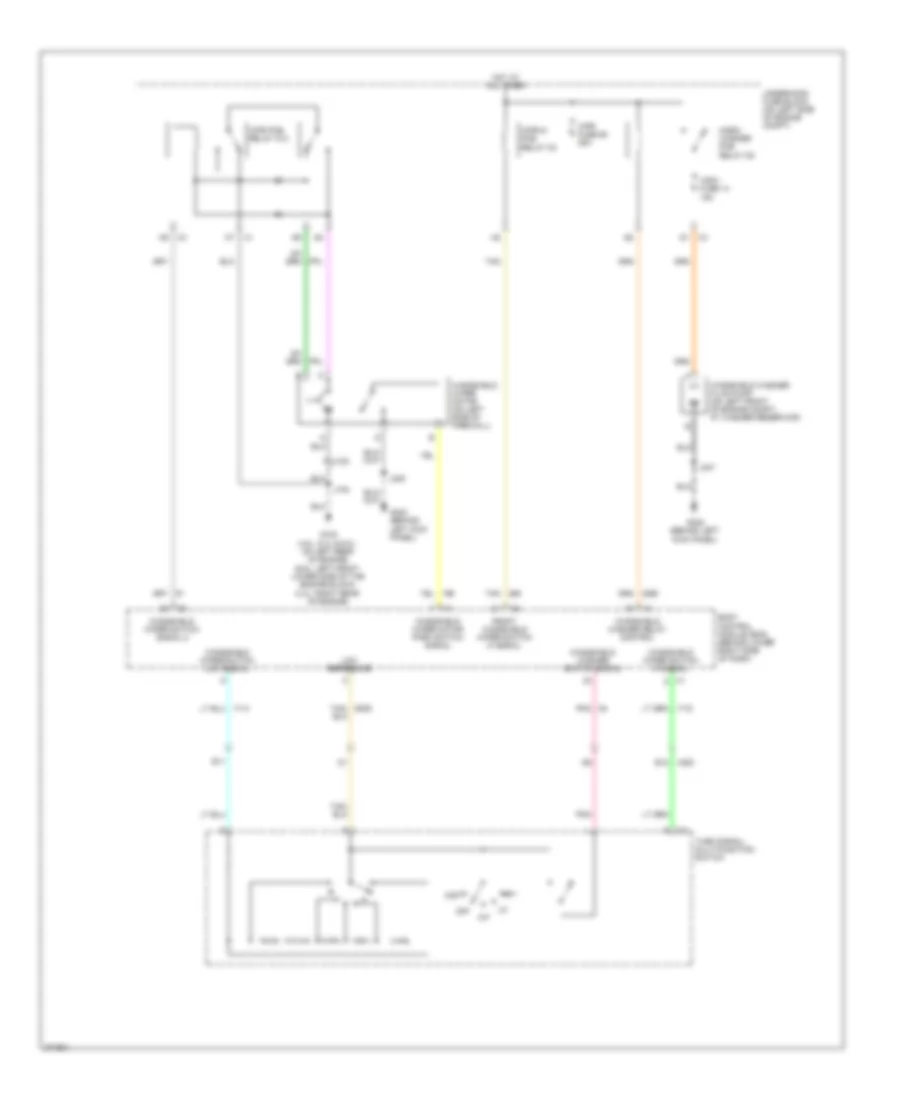 Wiper Washer Wiring Diagram for GMC Cutaway G2012 3500
