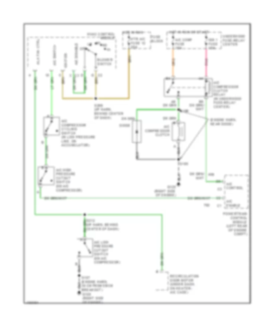 6 5L VIN F Compressor Wiring Diagram for GMC Cab  Chassis K1998 2500