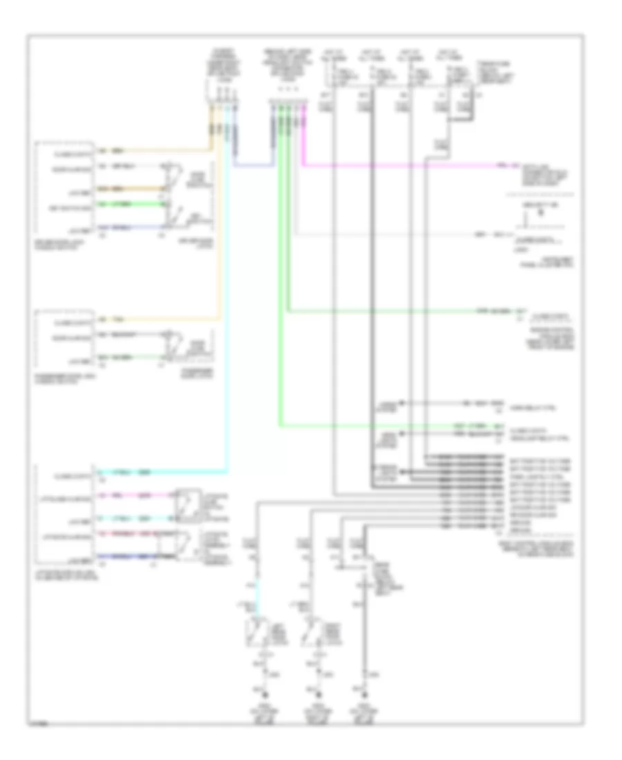 Forced Entry Wiring Diagram for GMC Envoy 2008