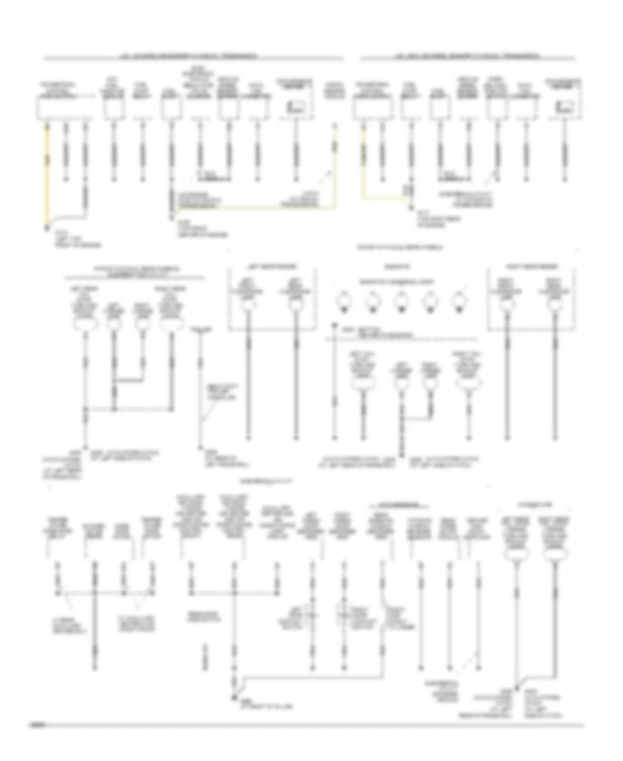 Ground Distribution Wiring Diagram 3 of 3 for GMC Pickup K1994 2500