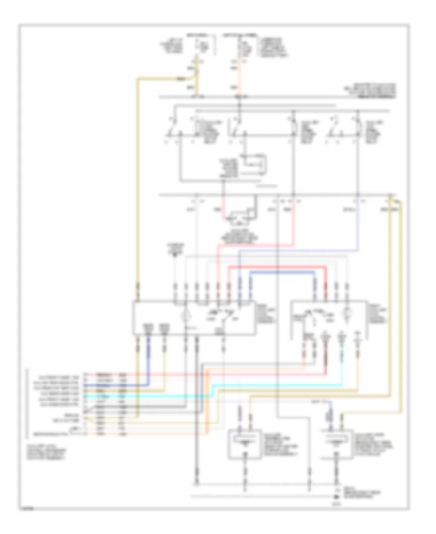 Manual A C Wiring Diagram Rear with Heat  A C for GMC Yukon XL C2003 2500