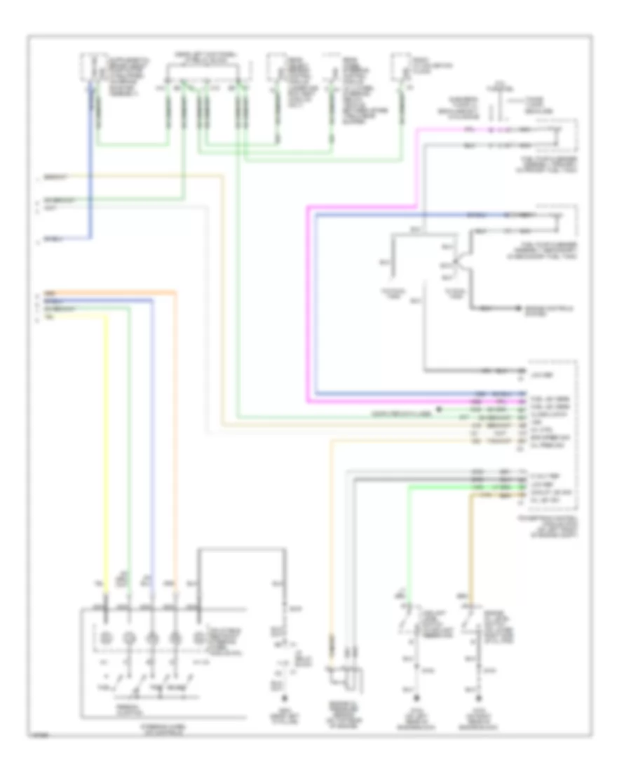 Instrument Cluster Wiring Diagram 2 of 2 for GMC Yukon XL C2003 2500