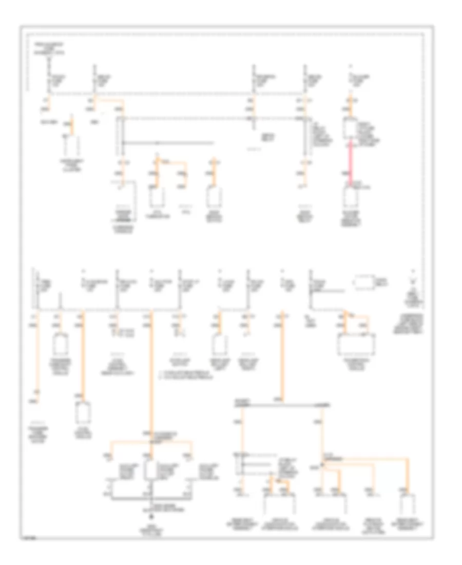 Power Distribution Wiring Diagram 2 of 6 for GMC Yukon XL C2003 2500