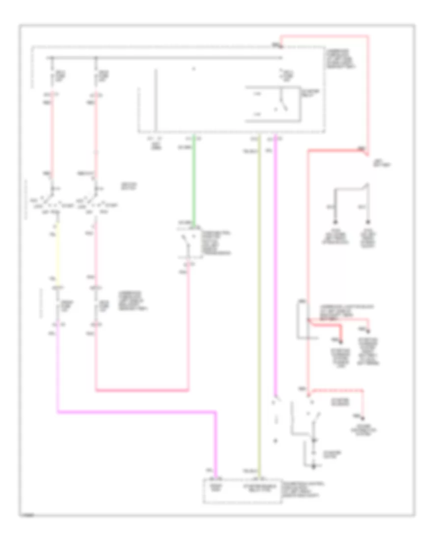 Starting Wiring Diagram for GMC Yukon XL C2003 2500
