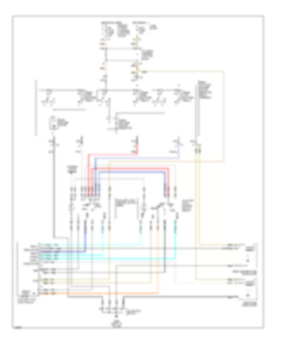 Manual A C Wiring Diagram Rear with Heat  A C for GMC Yukon XL C2000 2500