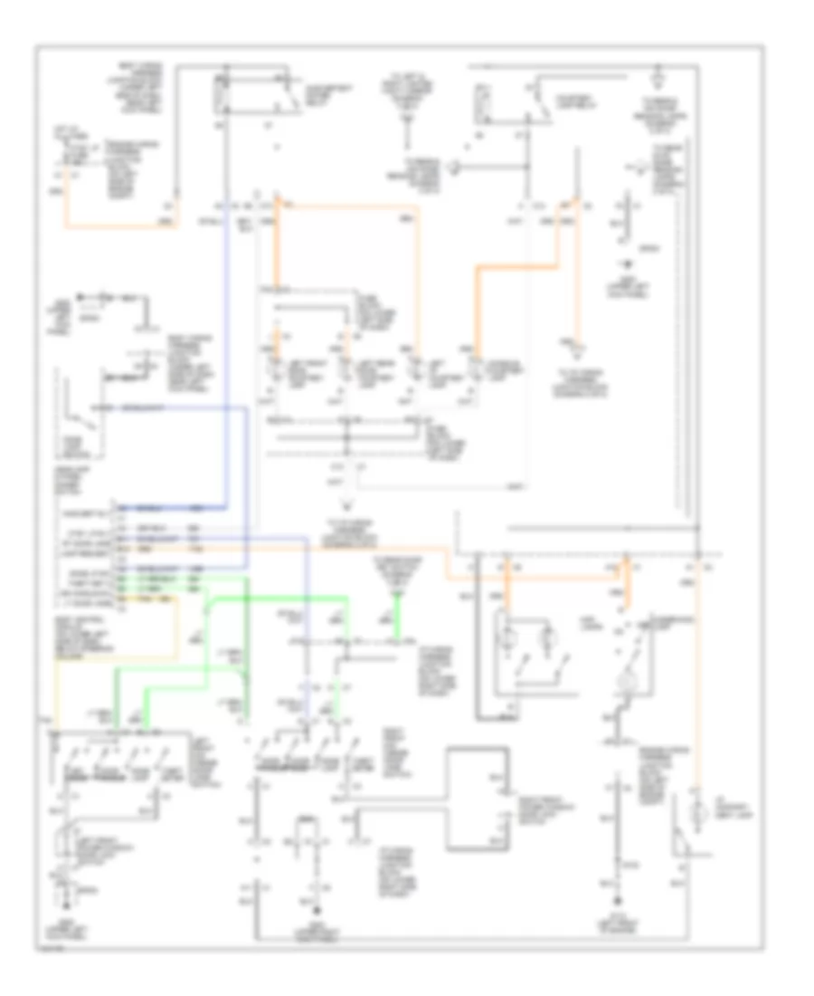 Courtesy Lamps Wiring Diagram Up Level 1 of 2 for GMC Yukon XL C2000 2500