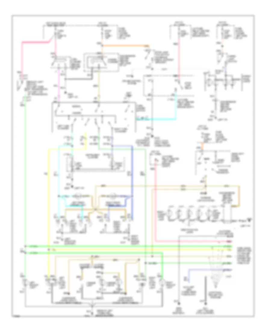 Exterior Light Wiring Diagram 1 of 2 for GMC Pickup C1995 2500