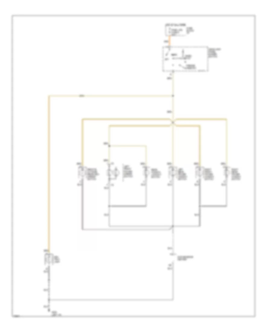 Instrument Illumination Wiring Diagram 2 of 2 for GMC Pickup C1995 2500