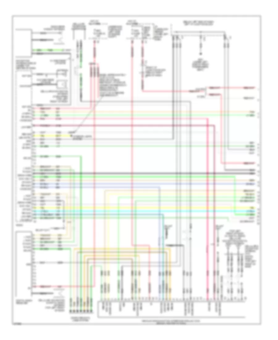 Navigation Wiring Diagram with Y91  without UQA  without UQS 1 of 3 for GMC Yukon 2008