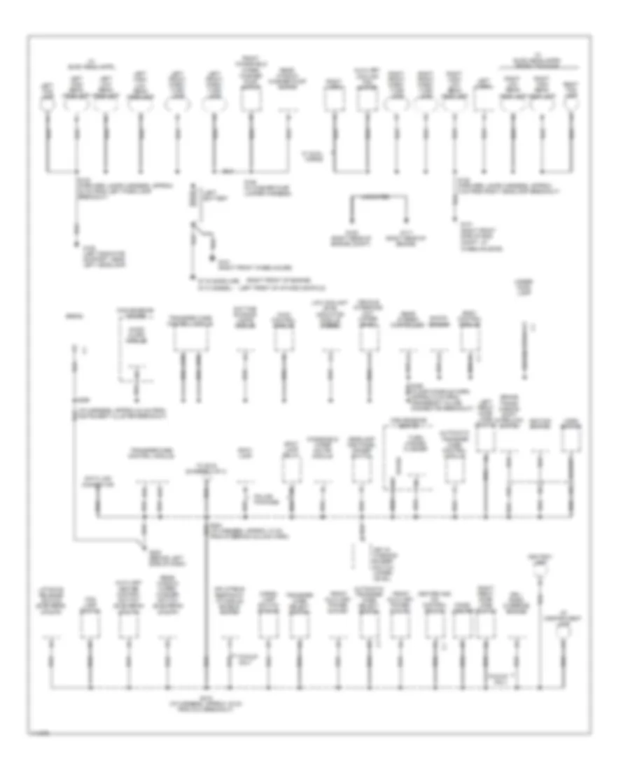 Ground Distribution Wiring Diagram 1 of 4 for GMC Cab  Chassis C1999 2500