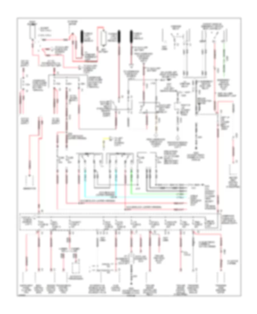 6 0L VIN B Power Distribution Wiring Diagram 1 of 7 for GMC Sierra HD Denali 2013 2500