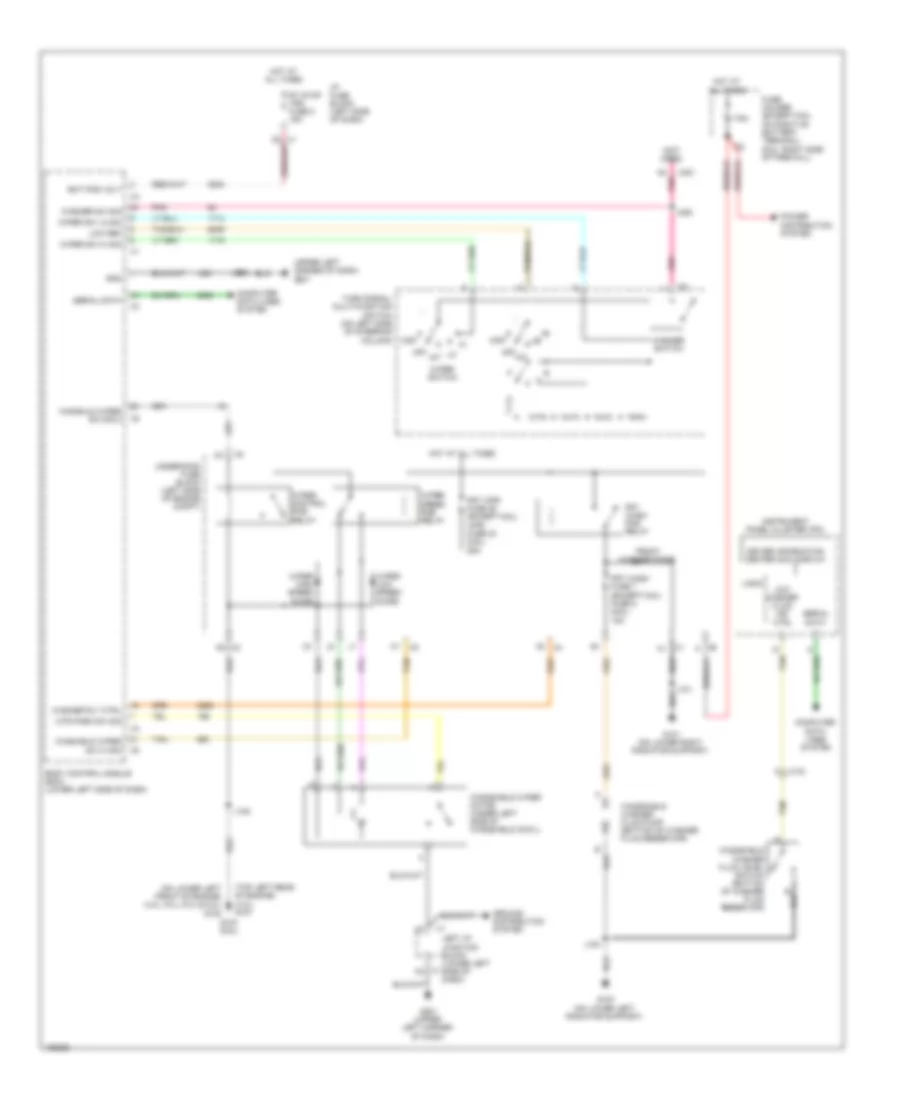 Wiper Washer Wiring Diagram for GMC Sierra HD SLE 2013 2500