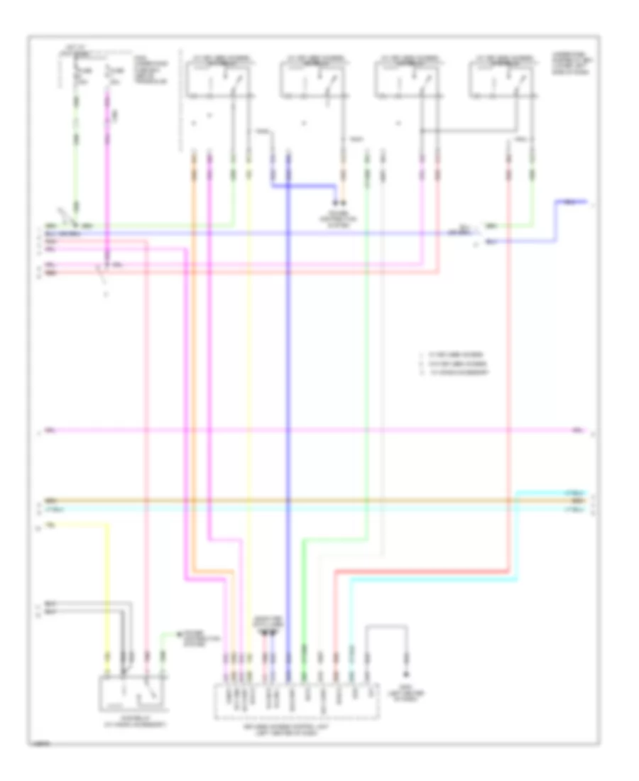 Remote Starting Wiring Diagram (2 of 3) for Honda Odyssey EX 2014