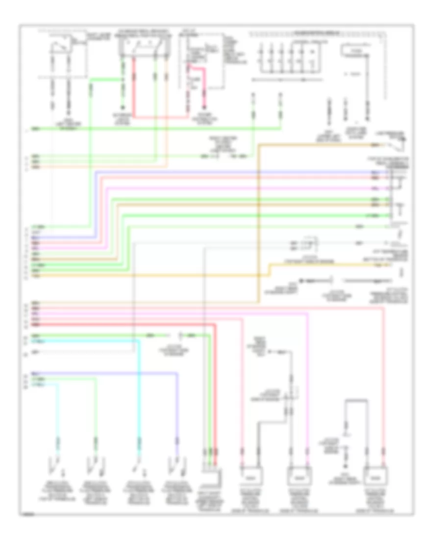 Transmission Wiring Diagram 2 of 2 for Honda Odyssey EX 2014