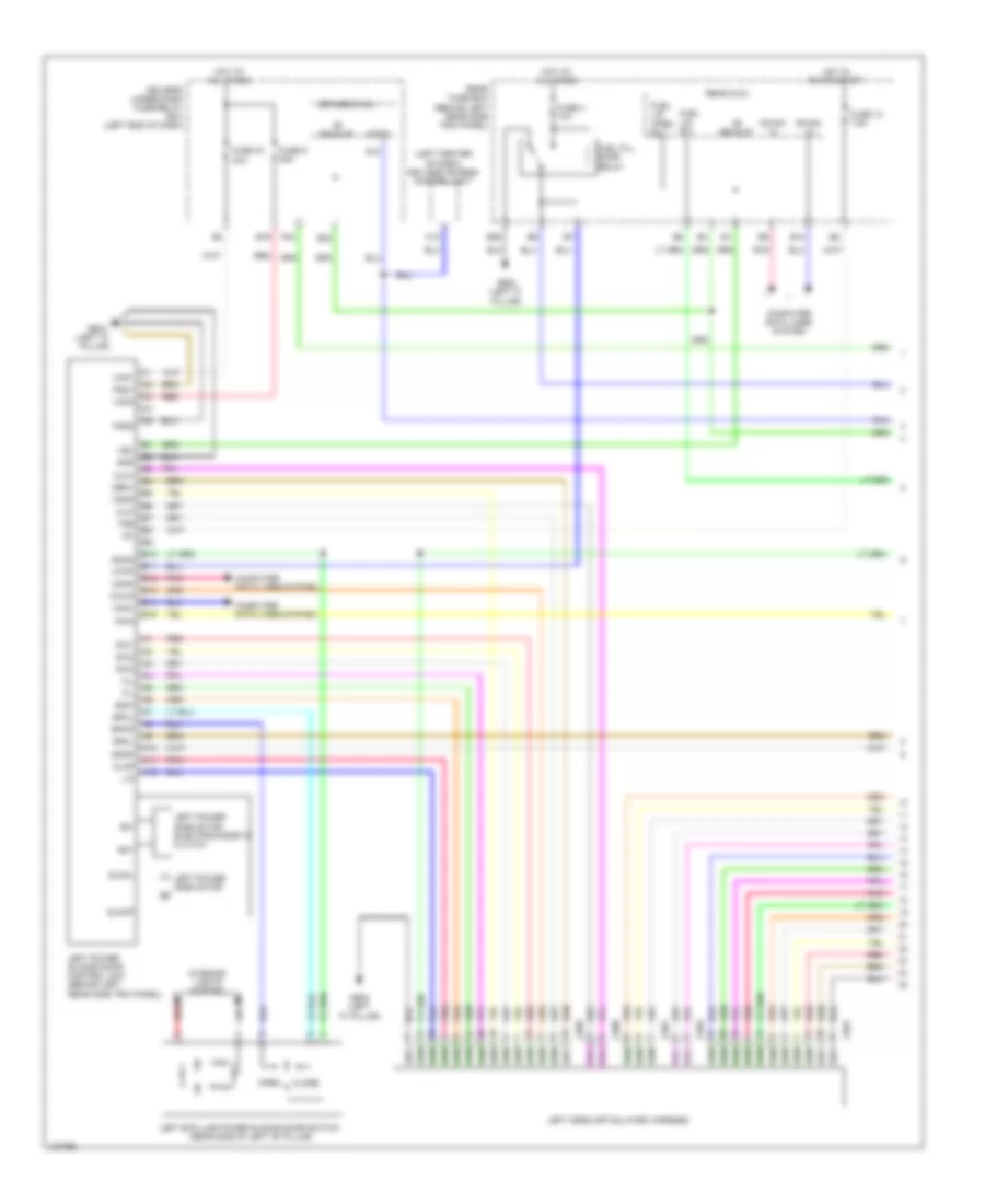 Power Sliding Door Wiring Diagram 1 of 4 for Honda Odyssey EX 2014