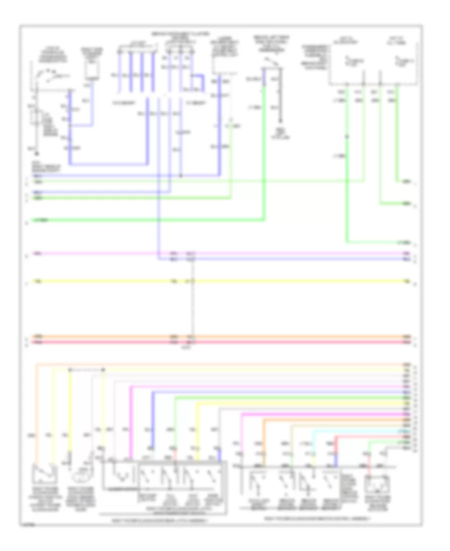 Power Sliding Door Wiring Diagram 3 of 4 for Honda Odyssey EX 2014
